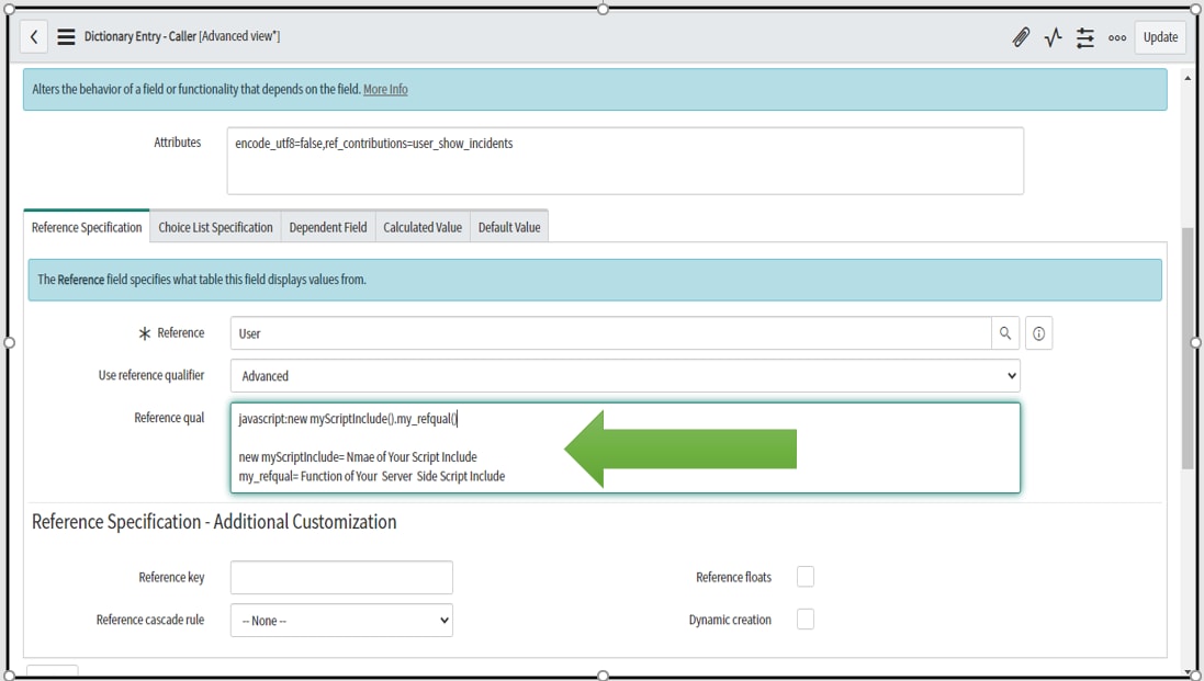 Reference Qualifier ServiceNow Community